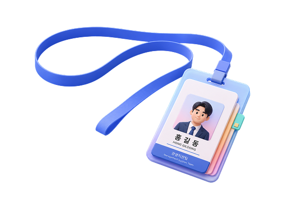 HR365 사원증 이미지